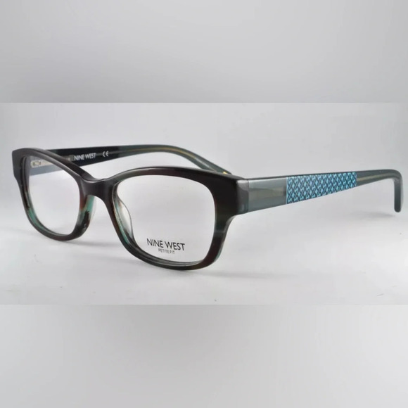 Nine West | Teal Horn Eyeglasses Frames - Picture 2 of 2